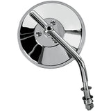 DRAG SPECIALTIES DS-302050 Custom Mirror 4" Round Mirror - Adjustable Stem