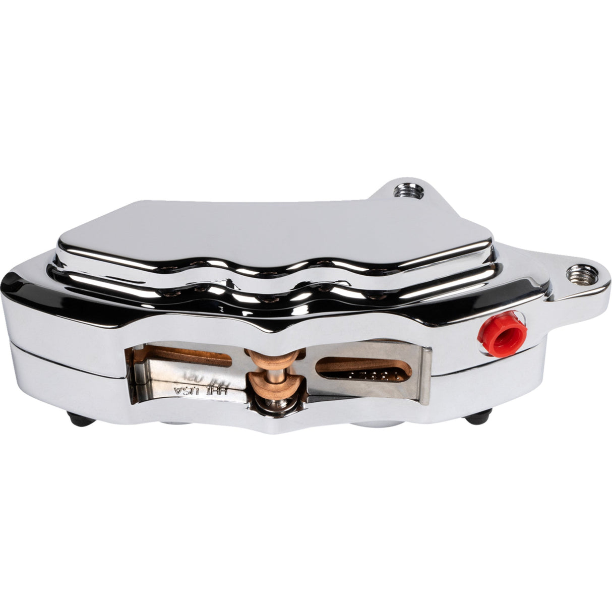 Hawg Halters 6-Piston Brake Caliper Big Twin - LHSCC6001 For Harley Motorcycles 2000-2014