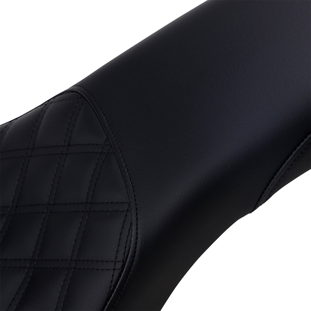 Saddlemen Profiler™ Lattice Stitch Seat Front Lattice Rear Smooth Black FX - 818-30-149 For Harley Softail 2018-2025