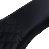 Saddlemen Profiler™ Lattice Stitch Seat Front Lattice Rear Smooth Black FX - 818-30-149 For Harley Softail 2018-2025