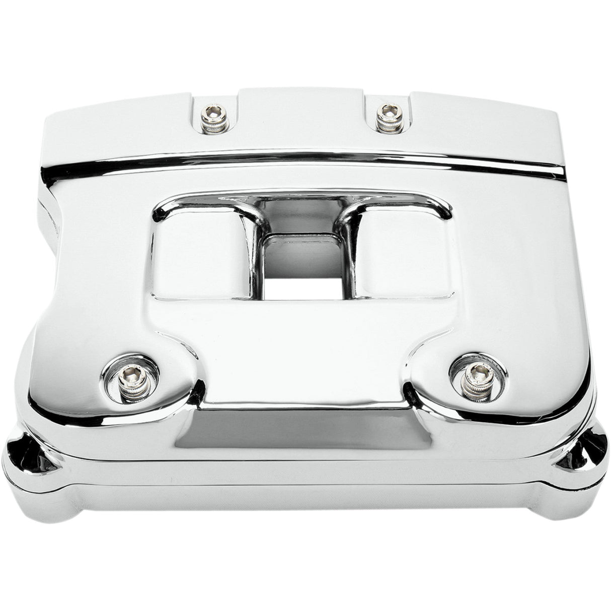 DRAG SPECIALTIES DS-376502 Rocker Box Kit Rocker Cover Chrome - Evo/Big Twin