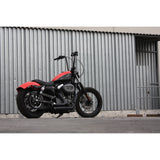 Burly Brand 1" Narrow Bottom Ape Hanger Handlebar 14" Black - B28-337 For Harley 1983-2022