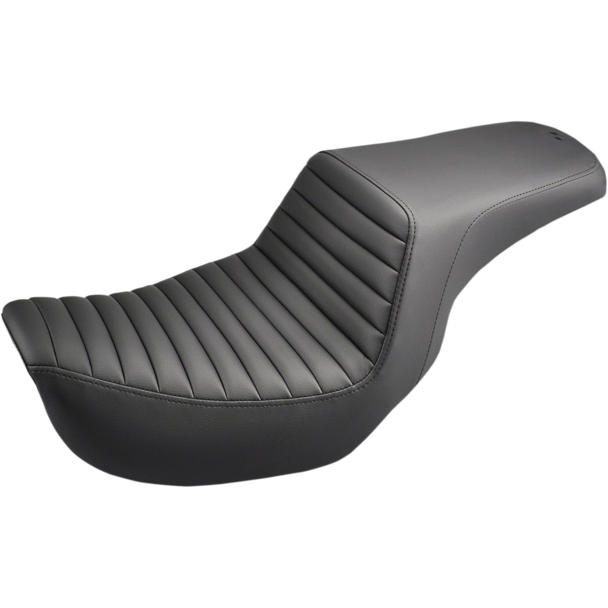 Saddlemen Step-Up Seat — Front Tuck-N-Roll Black Dyna - 804-04-171 For Harley Dyna 2004-2005