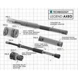 LEGEND SUSPENSION 0414-0544 0414-0544 Legend AXEO21 KO High-Performance Front Suspension Systems For CVO Road Glide Models - AXEO21KO Front End Suspension - 49 mm - For 21" Wheel - CVO Road Glide '18-'22