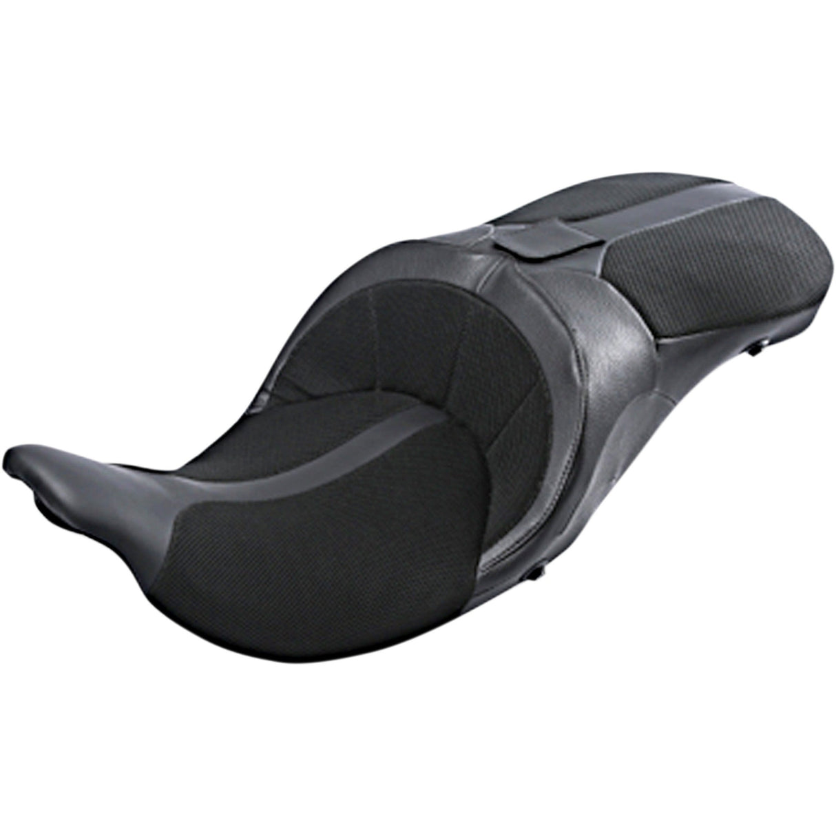 Danny Gray Low Profile TourIST 2-Up Air Seat Air Tall Leather - FA-DGE-326 For Harley Touring 2008-2020