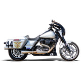 Bassani Xhaust Competition Series 2-Into-1 Exhaust System - 1F92SS For Harley Touring 2017-2024