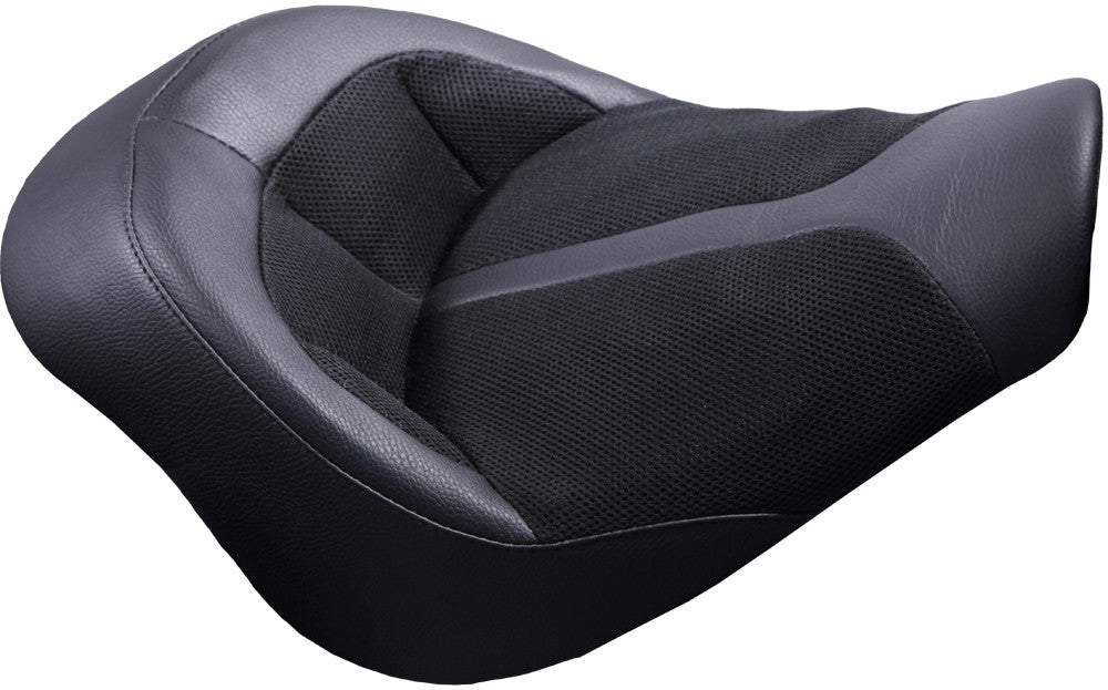 Danny Gray BIG IST Solo Air-2 Seat Fxst Flstf B - FA-DGE-0282 For Harley Softail 2006-2017