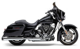 Cobra 4.5" Groove TIP Slip-ON Chrome - 6290 For Harley Touring 1995-2016