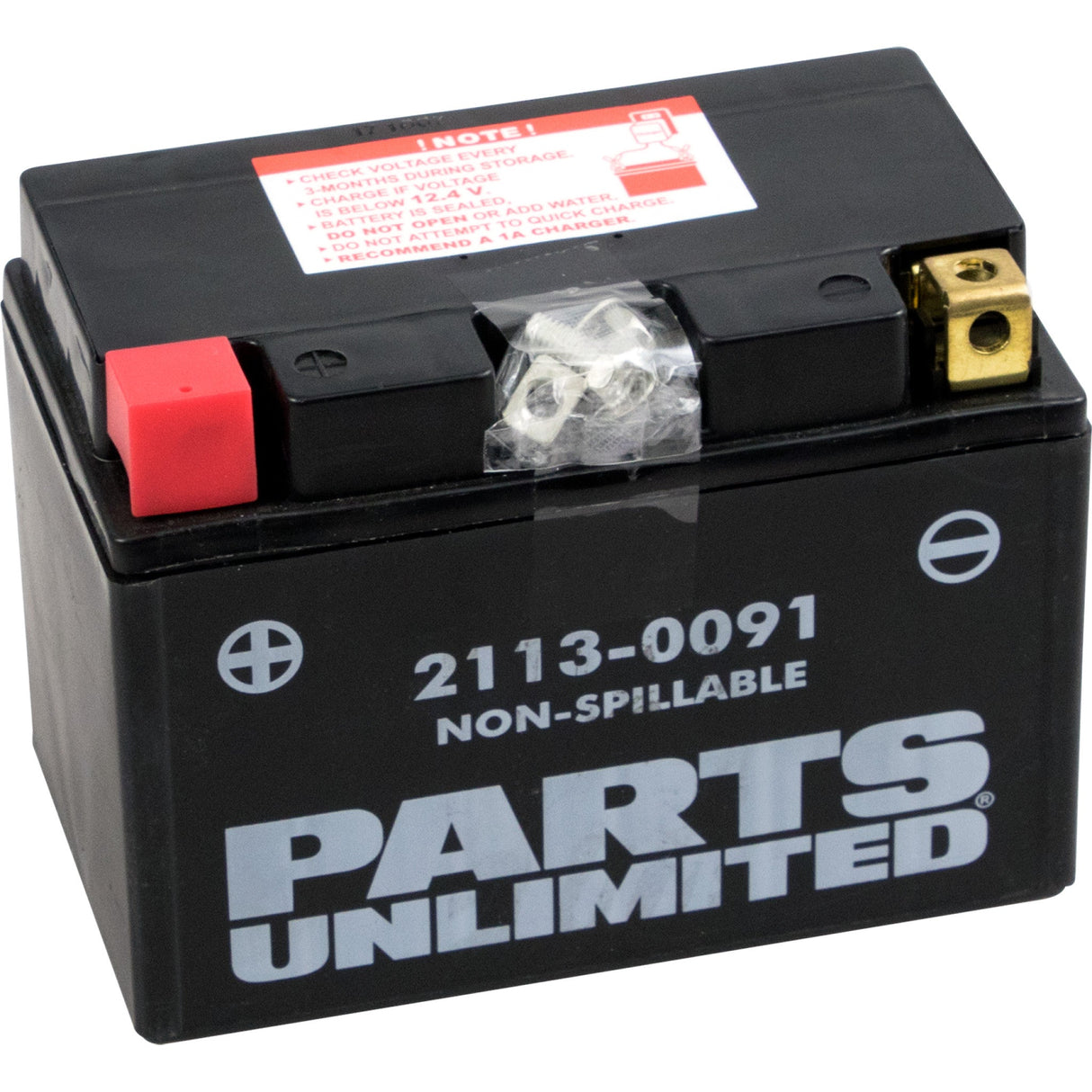Parts Unlimited Factory-Activated AGM Maintenance-Free Battery YTZ12S Honda Motorcycles 2000-2018