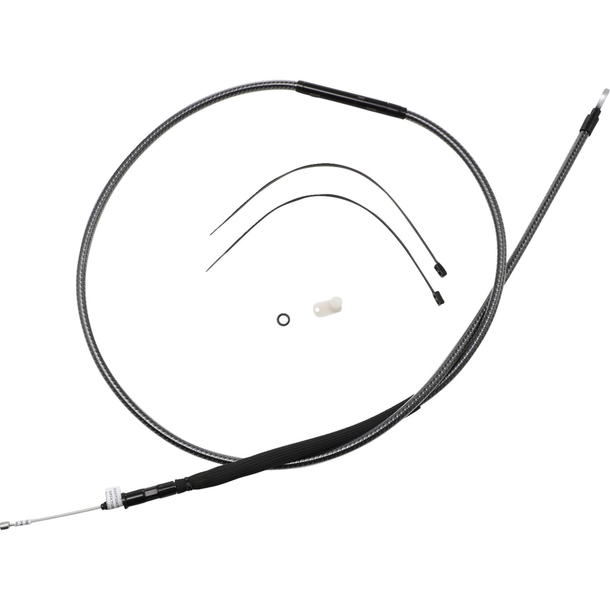 Magnum Shielding High-Efficiency Polished Karbonfibr Clutch Cable /16" - 72238HE For Harley Motorcycles 2008-2013