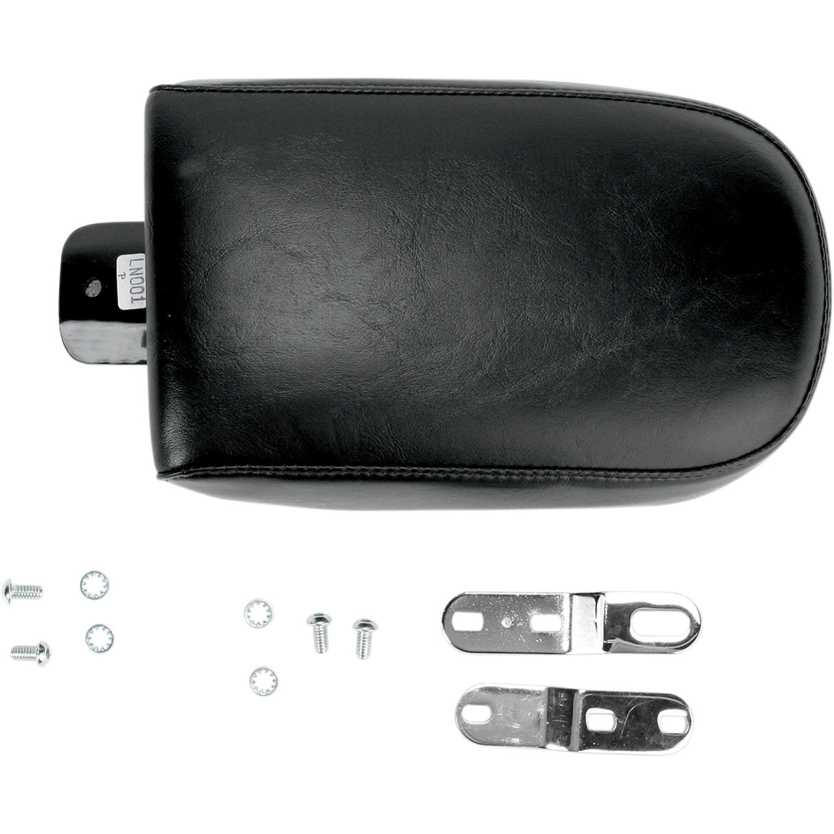 LE PERA 0803-0321 LN-001P Bare Bones Series Pillion Pad — Smooth - Black - FXD '96-'03