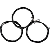 LA Choppers Brake Line Kit Black - LA-8059B16B For Harley Touring 2023-2026