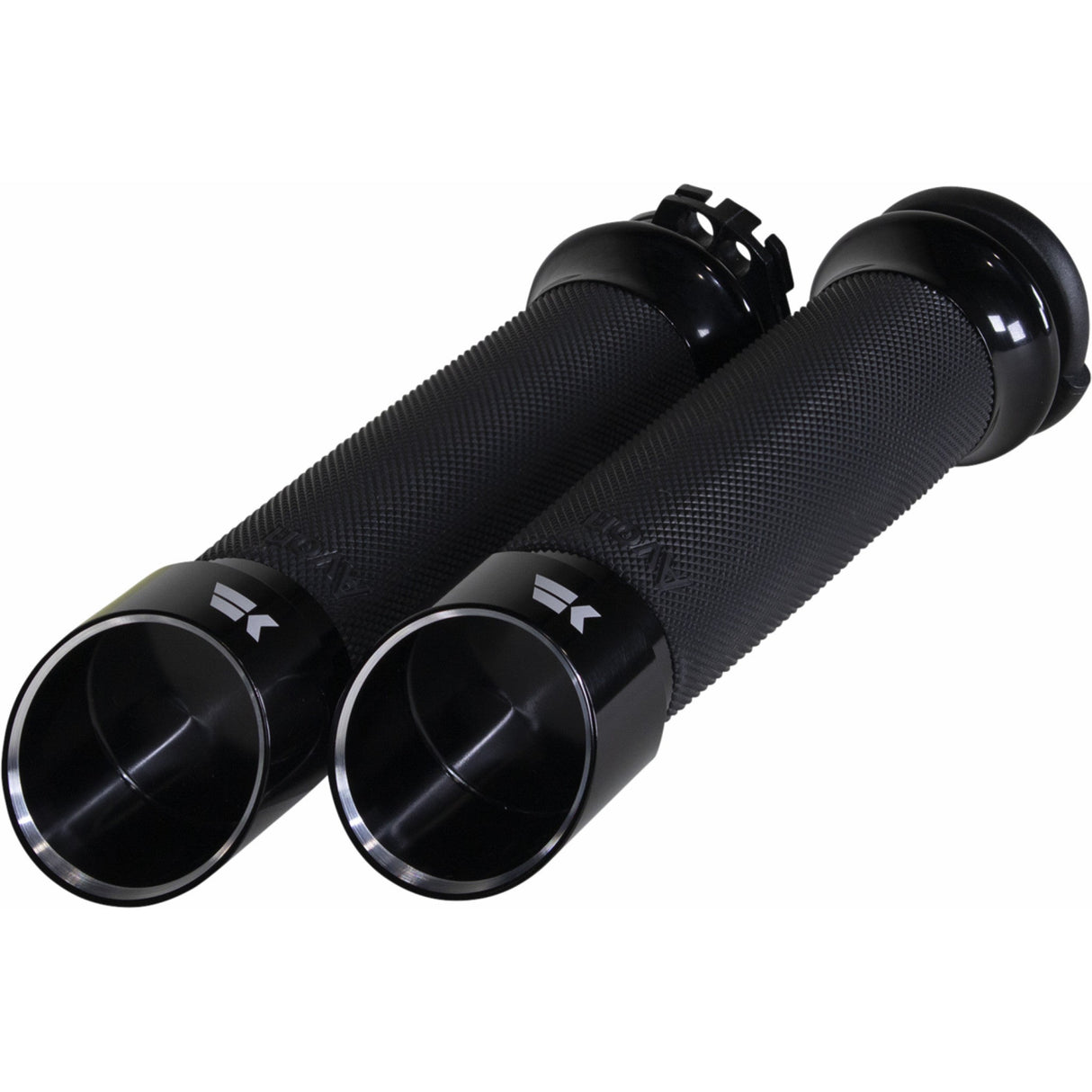 KHROME WERKS 0630-2843 500240 Edge Grips - Custom Contour - Cable - Black