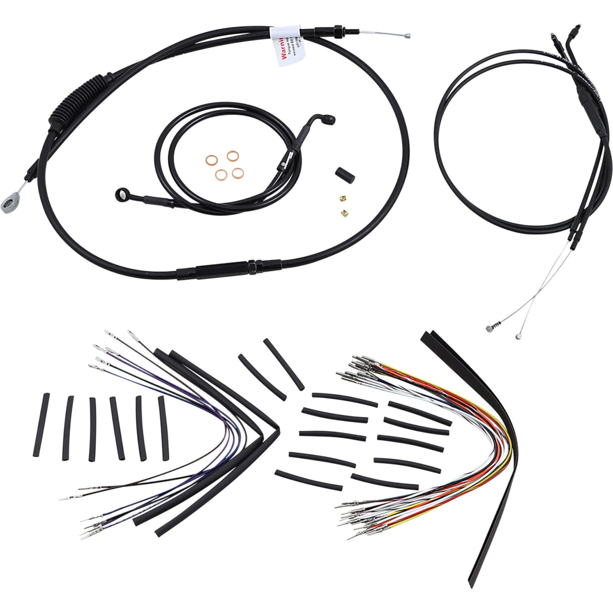 Burly Brand Complete Cable Kit - B30-1136 For Harley Sportster 2004-2006