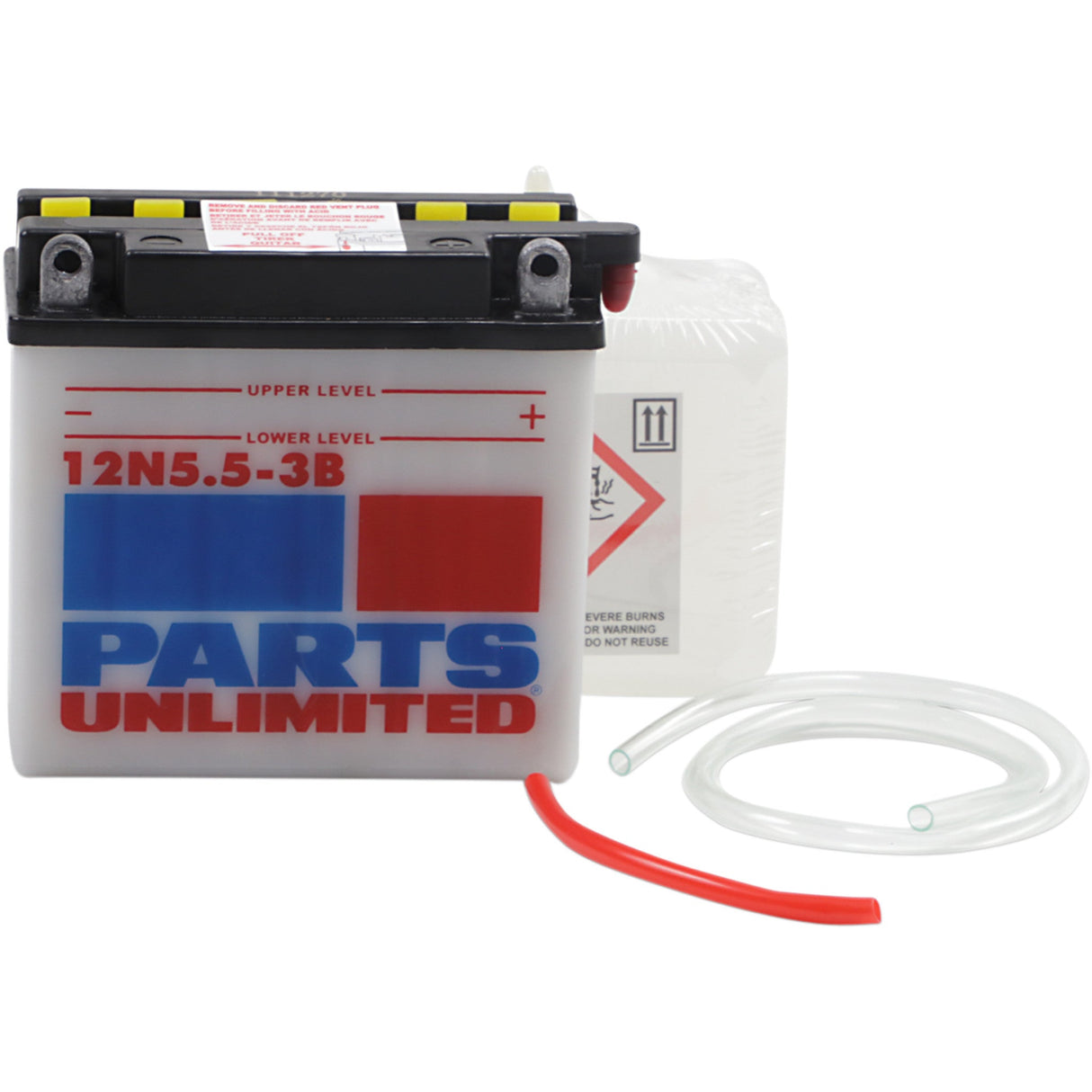 PARTS UNLIMITED 2113-0142 Conventional Battery Kit Battery - 12N5.5-3B