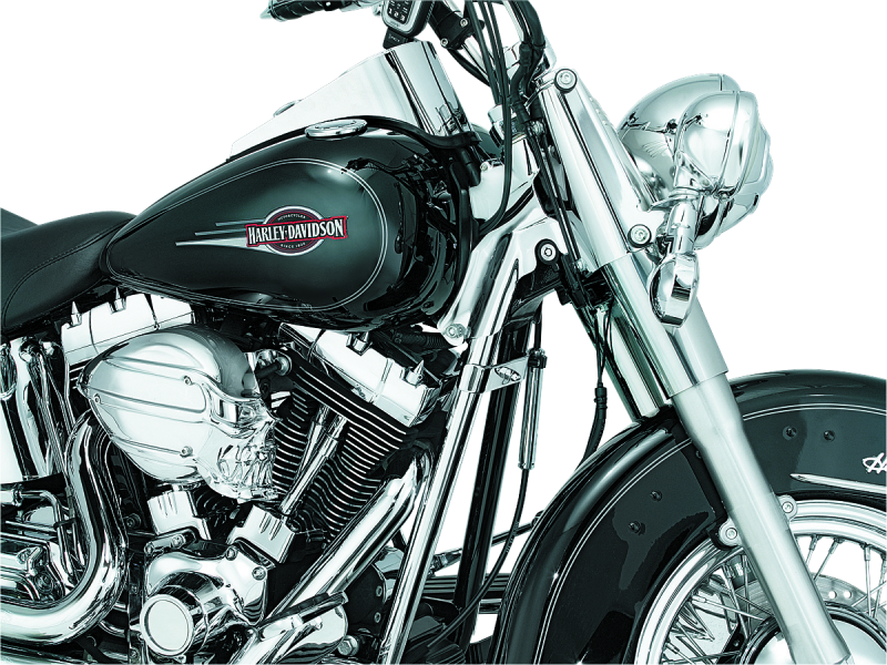 Kuryakyn 7853 Downtube Covers 00-06 Softail Chrome