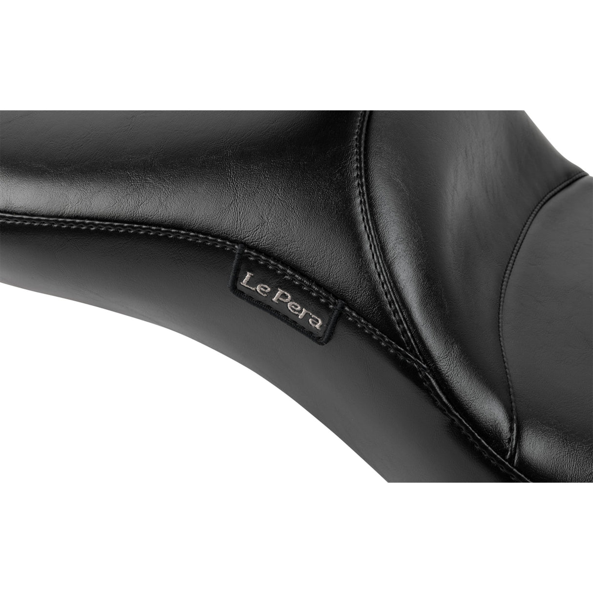 LePera Maverick Daddy Long Legs Seat With Backrest Smooth - LV-957DLBRS For Harley Touring 2023-2026