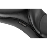LePera Maverick Daddy Long Legs Seat With Backrest Smooth - LV-957DLBRS For Harley Touring 2023-2026
