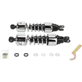PROGRESSIVE SUSPENSION DS-310047 412-4224C 412 Series Cruiser Shocks — Heavy Duty Shocks - 412 Cruiser Series - Chrome - 13" - Heavy Duty