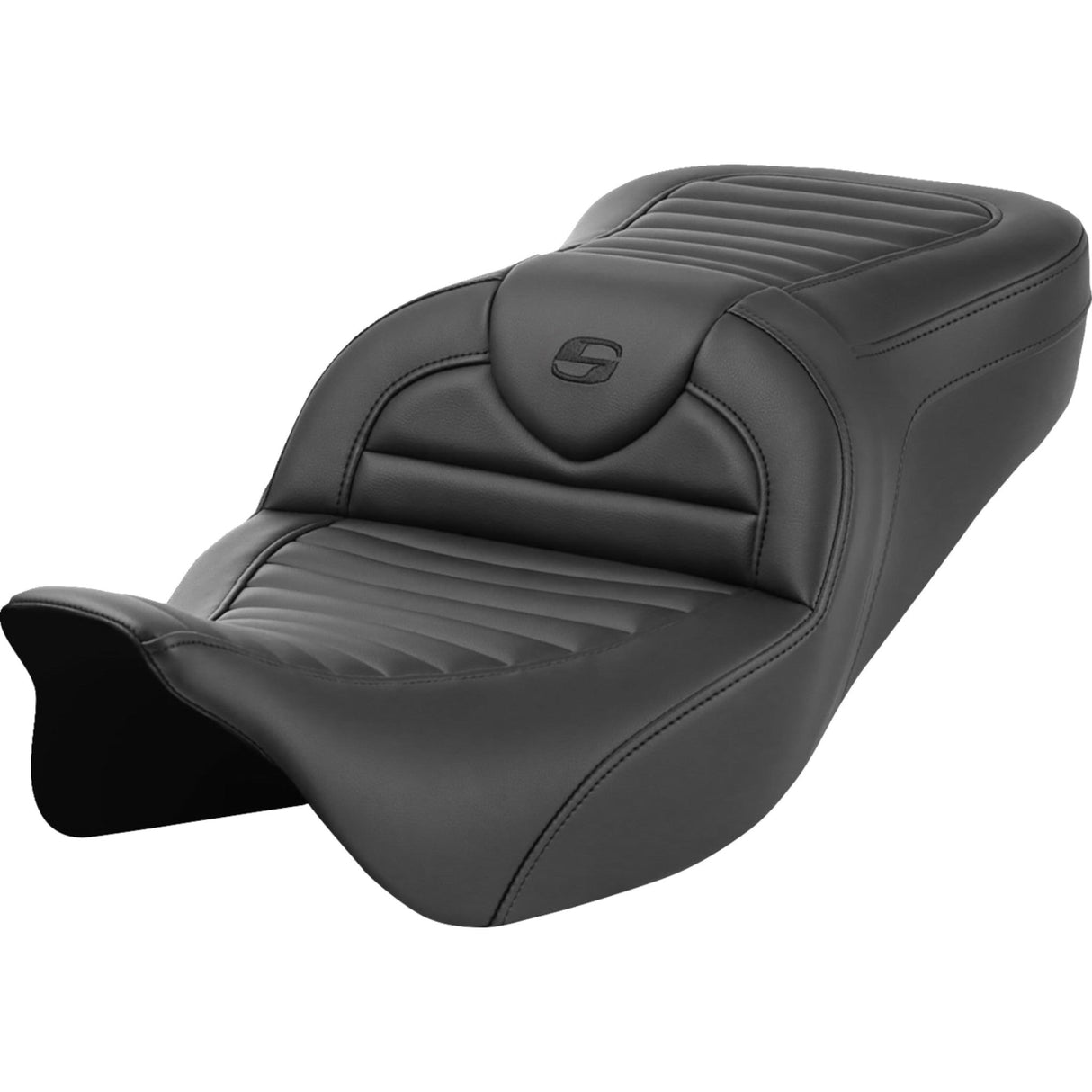 Saddlemen Roadsofa™ TR Seats Without Backrest Tuck-N-Roll - 808-07B-20200 For Harley Touring 2008-2025