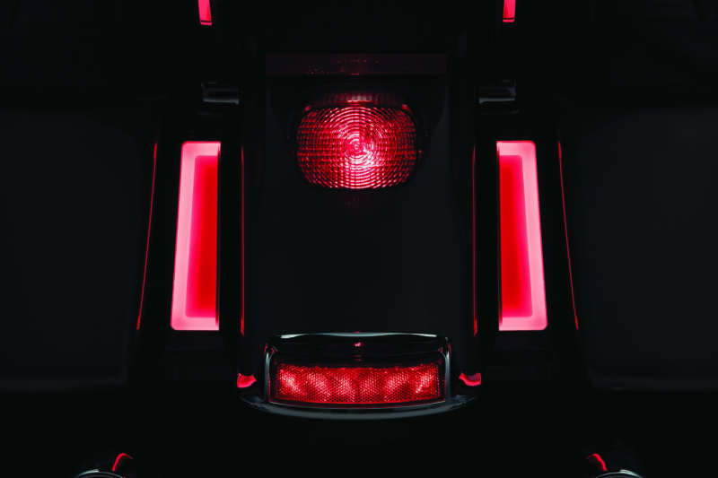 Kuryakyn Tracer L.e.d. Inserts For Saddlebag Supports Black - 2901 For Harley Touring 2014-2021