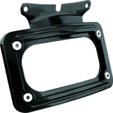 Kuryakyn Curved License Plate Mount Black - 3149 For Harley Touring 2006-2018