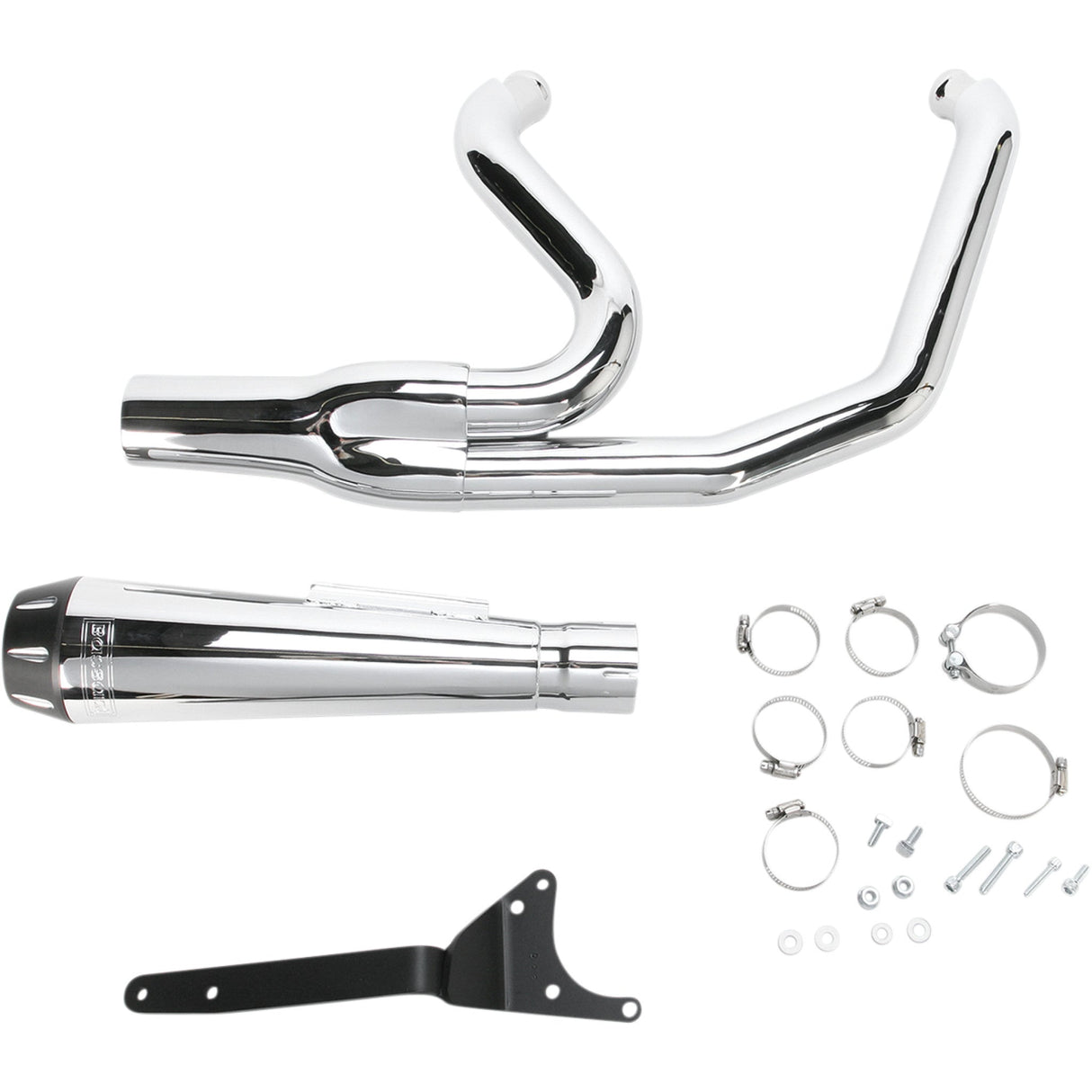 Bassani Xhaust Road Rage 2-Into-1 Exhaust System - 1FXR2 For Harley 1987-1994