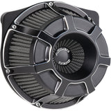 Arlen Ness Inverted Series Air Cleaner Kit — Beveled Black - 18-933 For Harley Motorcycles 2008-2017