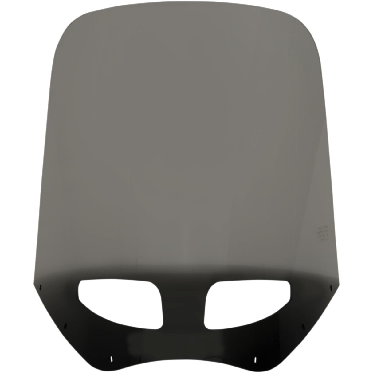 MEMPHIS SHADES 2350-0467 MEP87712 Road Warrior Windshield — Includes Vent - Vented - Black Smoke - 17"