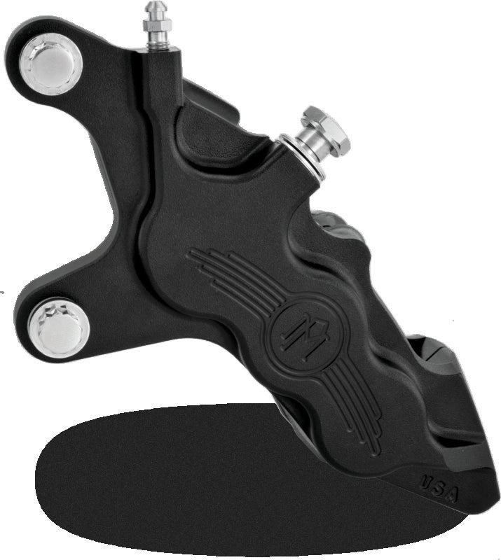 Performance Machine Caliper 112x6B Right For 11.5in Disc Black Ops - 0051-2916-SMB For Harley Motorcycles 2000-2017