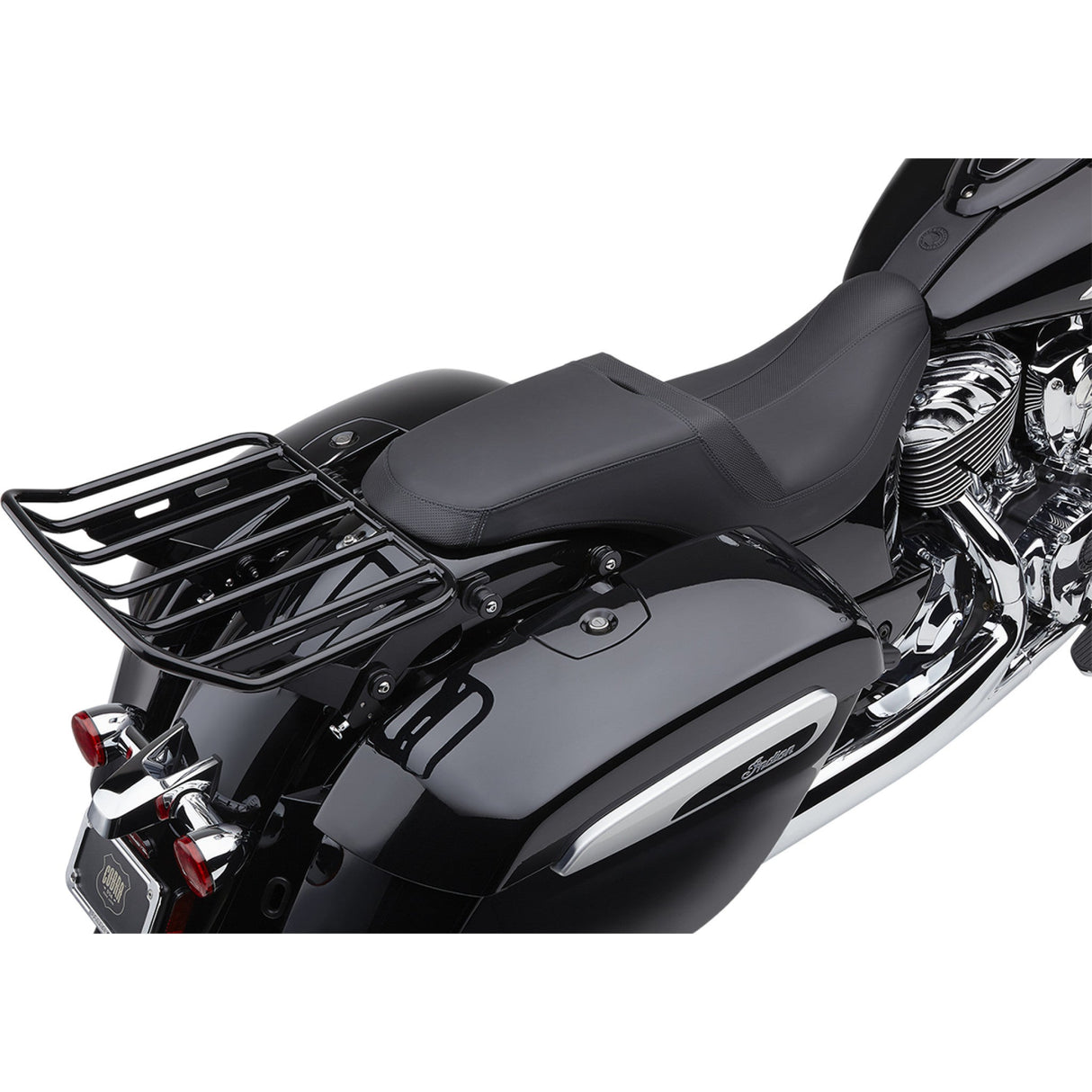 Cobra Big Ass® Detachable Luggage Rack — Detachable Black Chieftain - 502-2600B For Indian Chieftain 2014-2022
