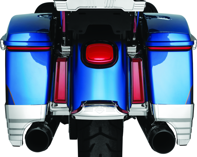 Kuryakyn Tracer Saddlebag Lights Red Lens - 2941 For Harley Touring 2014-2021