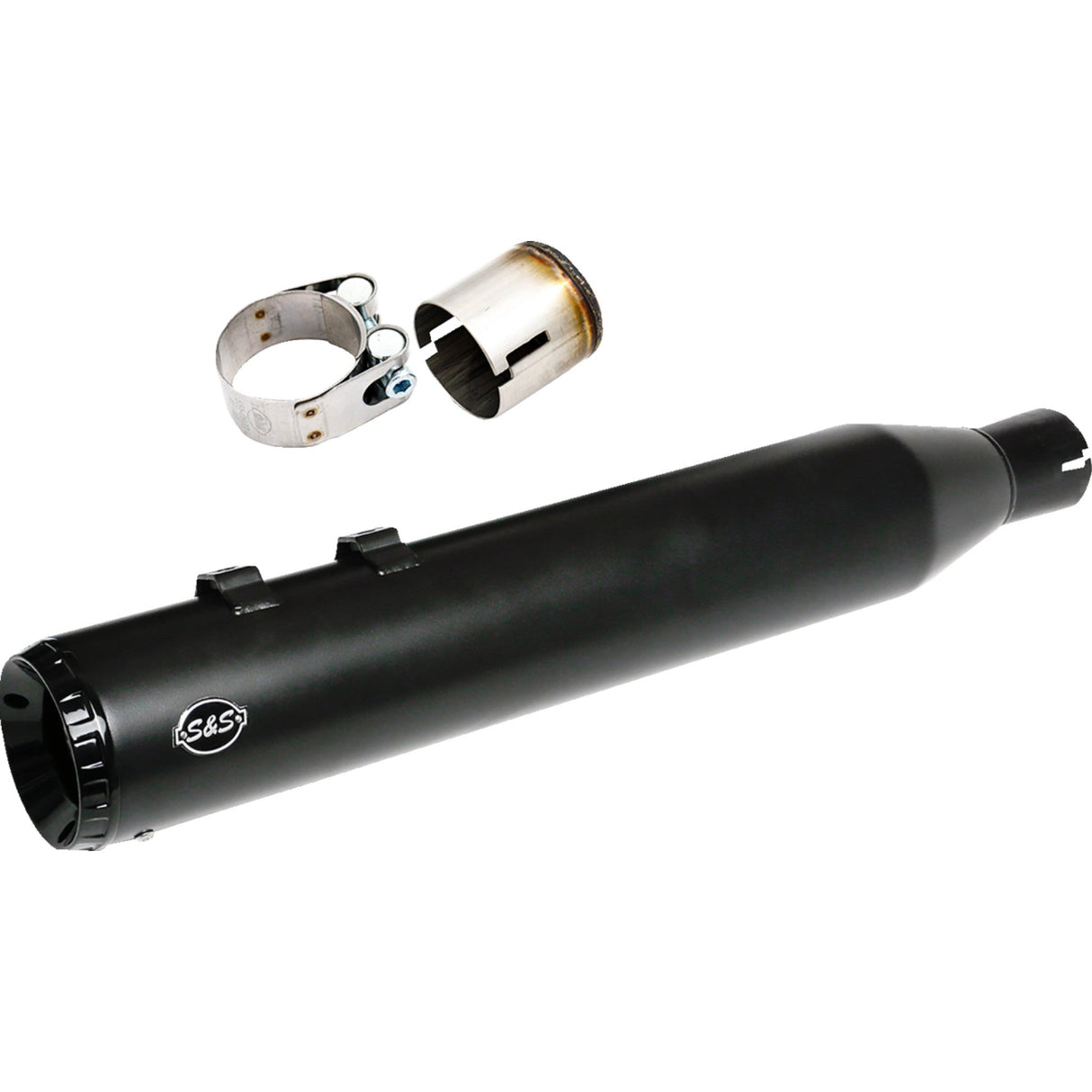 S&S CYCLE 1801-1849 550-1141 2-into-1 4-1/2" Swindler Muffler Kit black - m8 touring