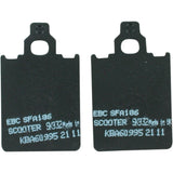 EBC Scooter "SFA" Brake Pads - SFA186 For Vespa 125 / 150 / 150 Series America 2005-2009 | Genuine Stella 2008