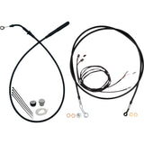 FAT BAGGERS INC. 0662-1335 219916-B EZ Install Kit 16" handlebars - upper clutch - full length - black