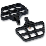 Joker Machine Mini Serrated Floorboards Black Indian Victory - 08-644-5B For Indian Scout 2015-2025 | Victory Octane 2017