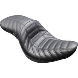 LePera Maverick Seat Track Pleated FL FX - LYR-910 INDY For Harley Softail 2018-2025