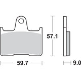 Sbs Brake Pad - 765LS Suzuki 1000 / 600 / 750 2002-2006