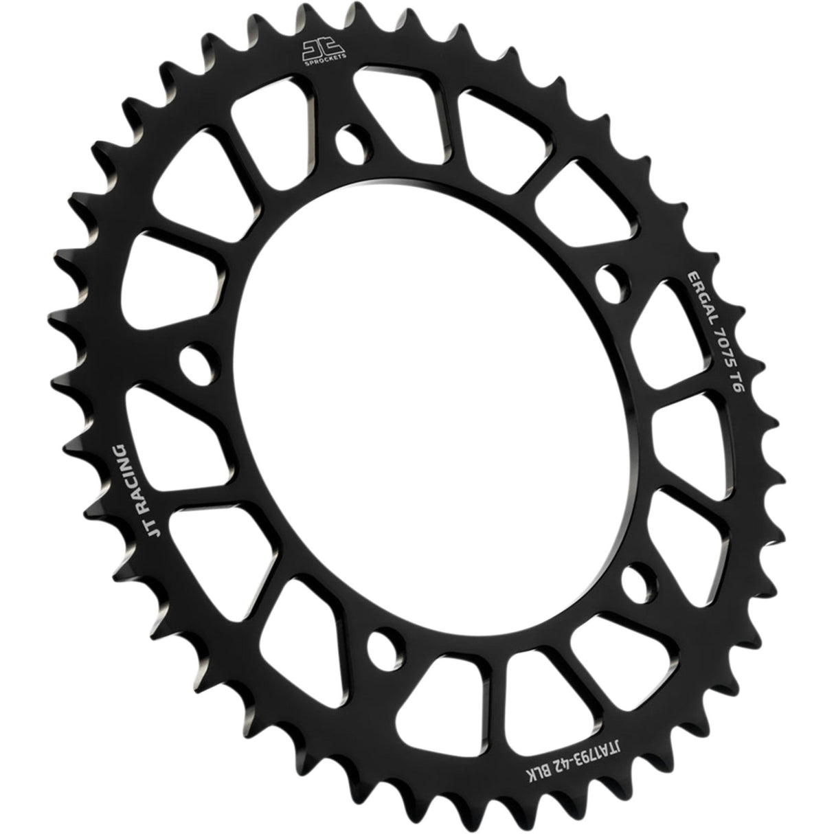 JT SPROCKETS 1211-2631 JTA1793.42BLK RaceLite Aluminum Rear Sprocket Rear Sprocket - Suzuki - Black - 42-Tooth
