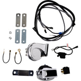 Rivco Products Electric Horn Black - EH275K For Harley Touring 1999-2021