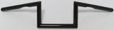 Harddrive 21-228GB 1" Z-Bar Dimpled 6" Gloss Black For Harley Motorcycles 1980-2017