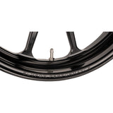 Slyfox Track Pro Wheel Rear Single Disc Without ABS Black 17x6 - 12707716RSLYAPB For Harley Touring 2009-2022