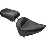 Mustang Solo Seat — Plain No Studs FL FX - 75750 For Harley Softail 1984-1999