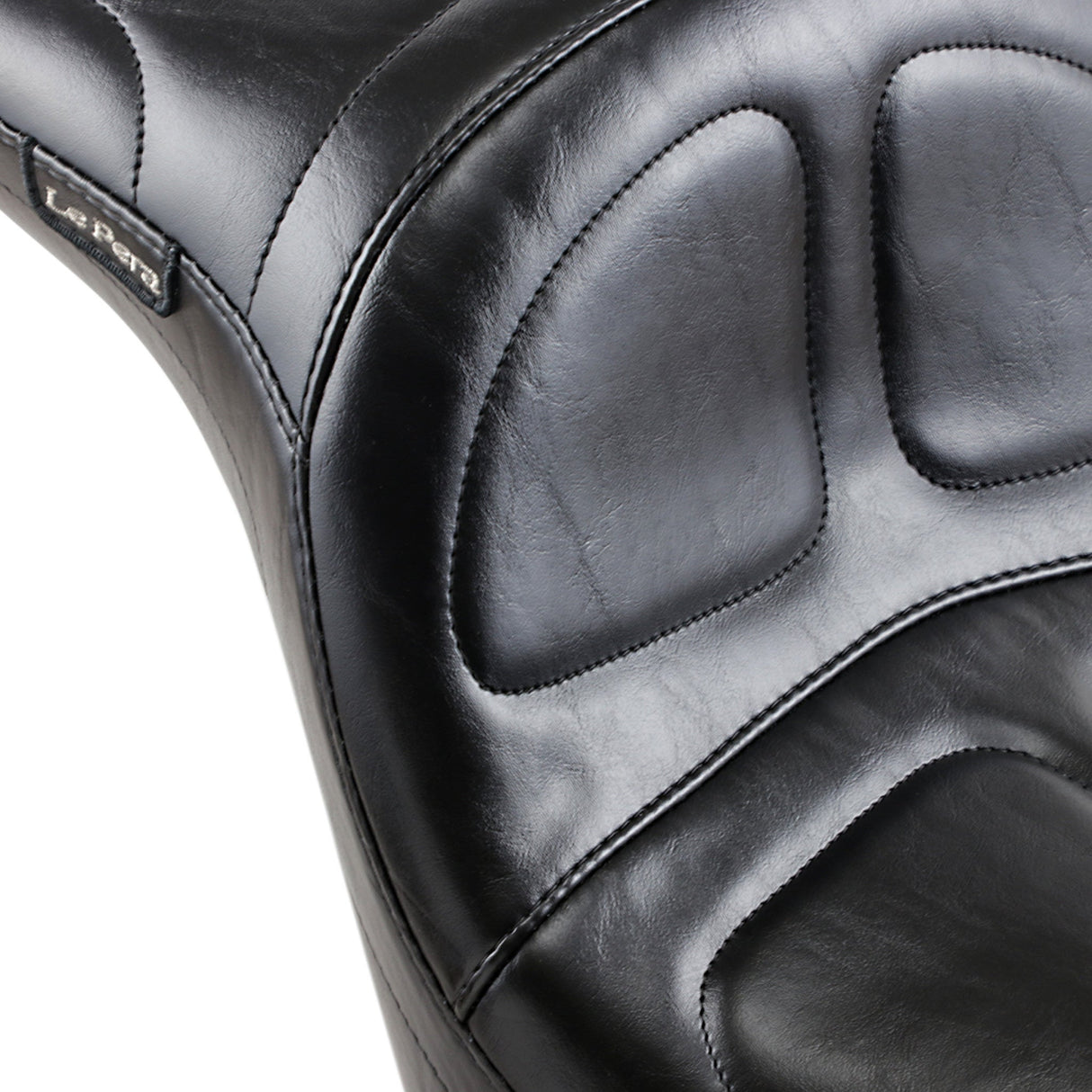 LePera Maverick Daddy Long Legs Seat Black Stitched FL FX - LK-910DL For Harley Softail 2006-2017