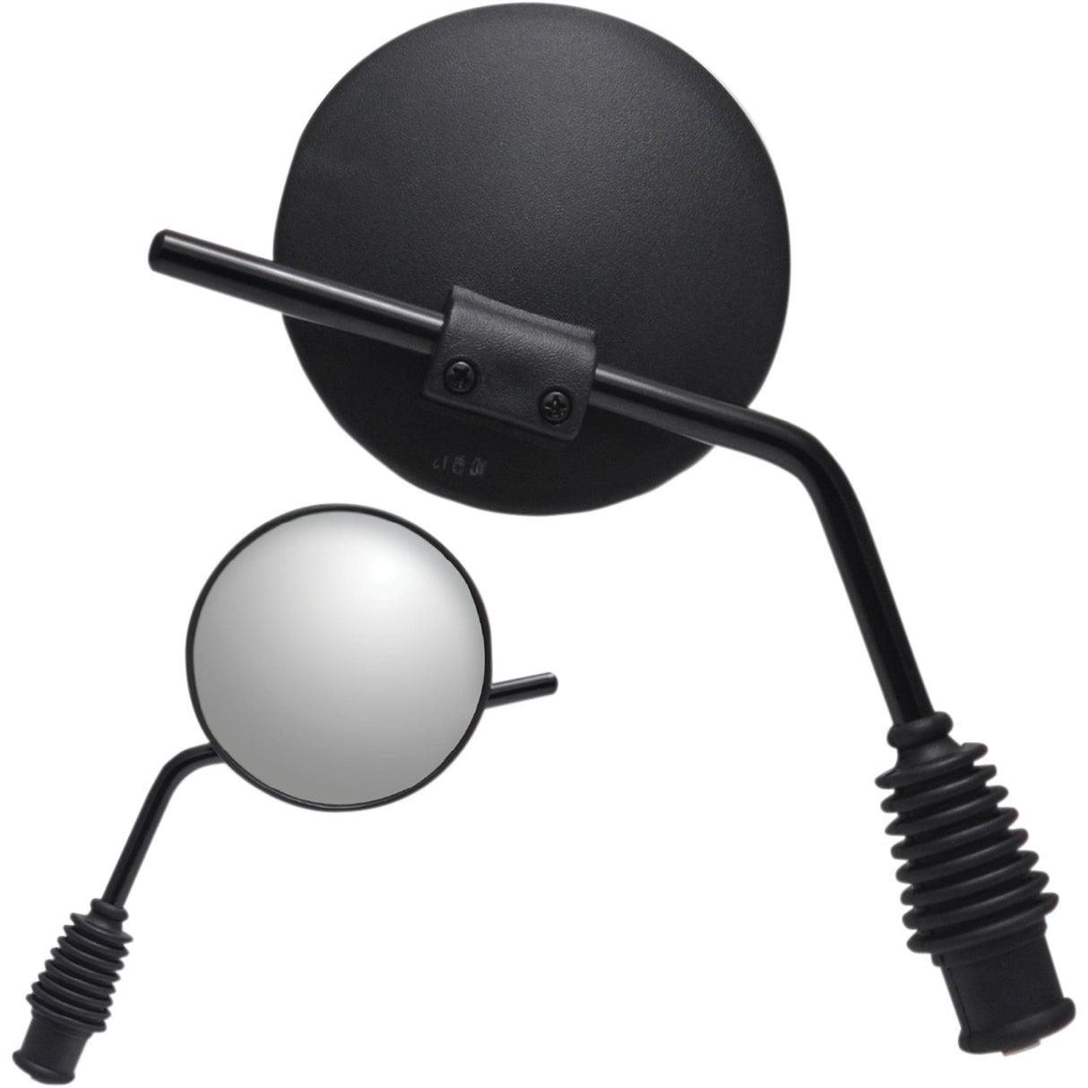 PARTS UNLIMITED 0640-0969 Dual Sport Mirror Mirror - Side View - Dual Sport - Yamaha - Reverse Thread - Right - Black