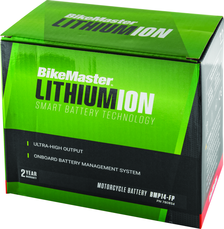 BikeMaster 780854 Lithium Ion 2.0 Battery - BMP14-FP