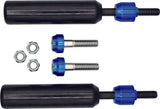 Santoro Fabworx SF50001 Shock Mount Sliders Black Dyna For Harley Motorcycles 2009-2017