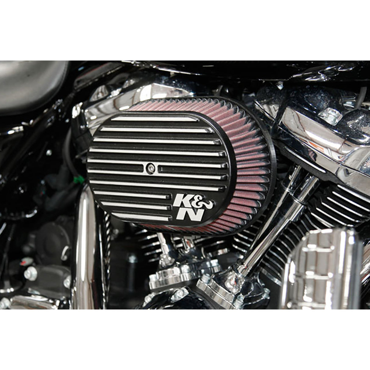 K & N Street Metal Side Draft Intake System - RK-3956 For Harley Touring 2017-2023