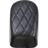 LePera Bare Bones Series Pillion Pad — Diamond Stitch Diamond Black FL FX - LYR-007PDM For Harley Softail 2018-2023