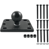 RAM Mounts Brake Clutch Reservoir Cover Mount Base With 1" Ball Square - RAM-B-345